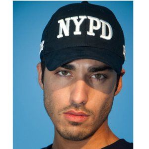 Navy NYPD White Letters Hat baseball cap unisex NWT